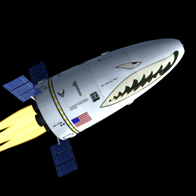 SciFi Drone Kill Spacecraft Vehicles 3D model_5