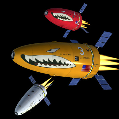 SciFi Drone Kill Spacecraft Vehicles 3D model_1