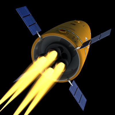 SciFi Drone Kill Spacecraft Vehicles 3D model_2