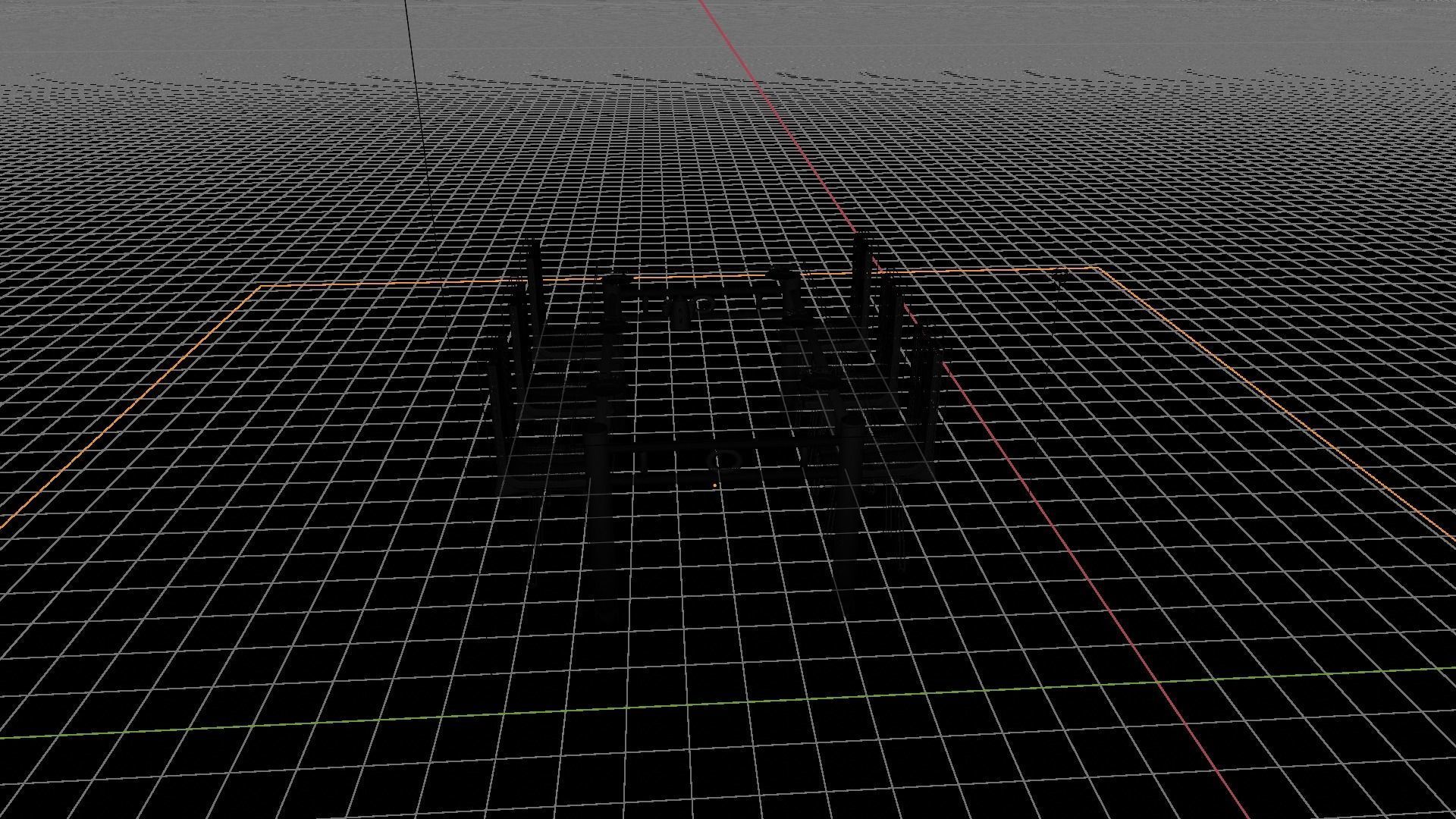 ceramic dining table 3D model_6