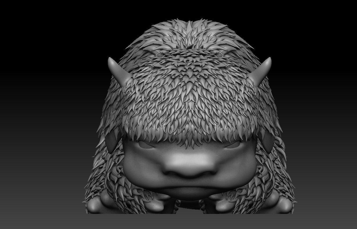 Avatar The Last Airbender Baby Bison 3D print model_2