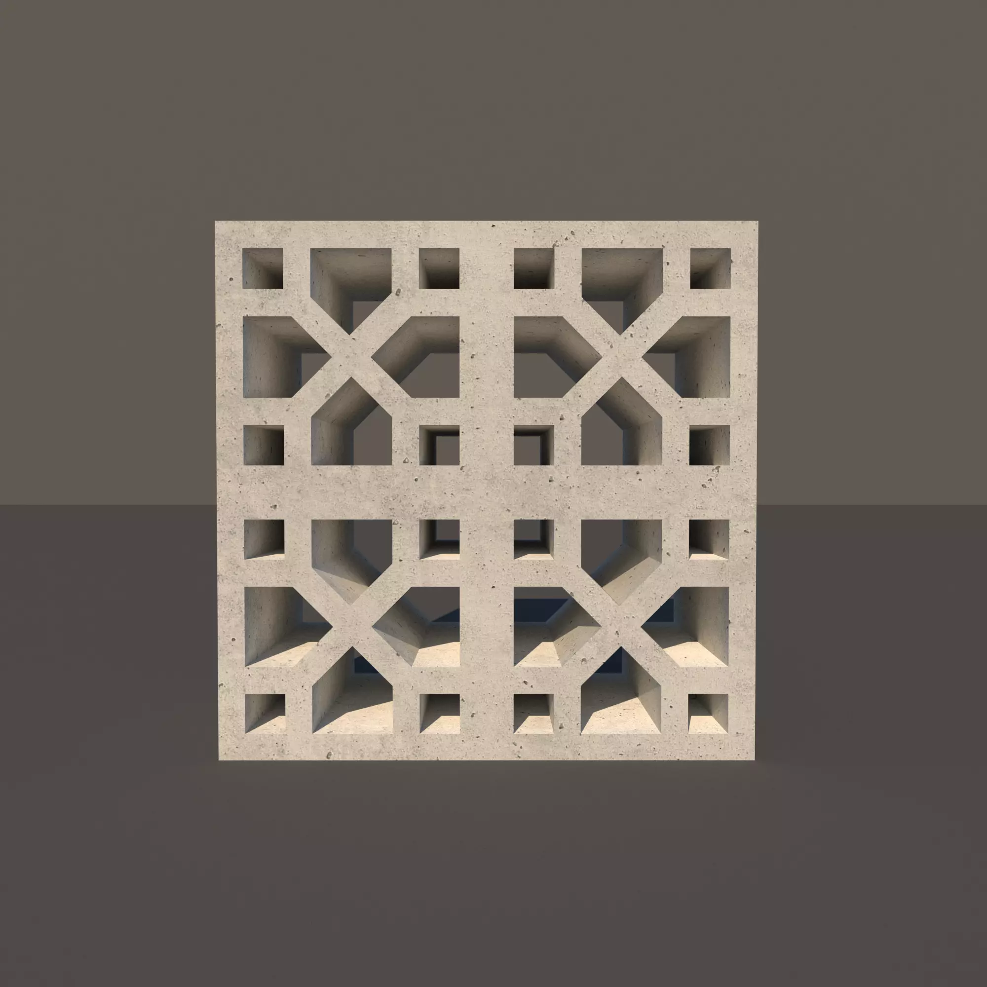 Concrete Lattice 05 3D model_0