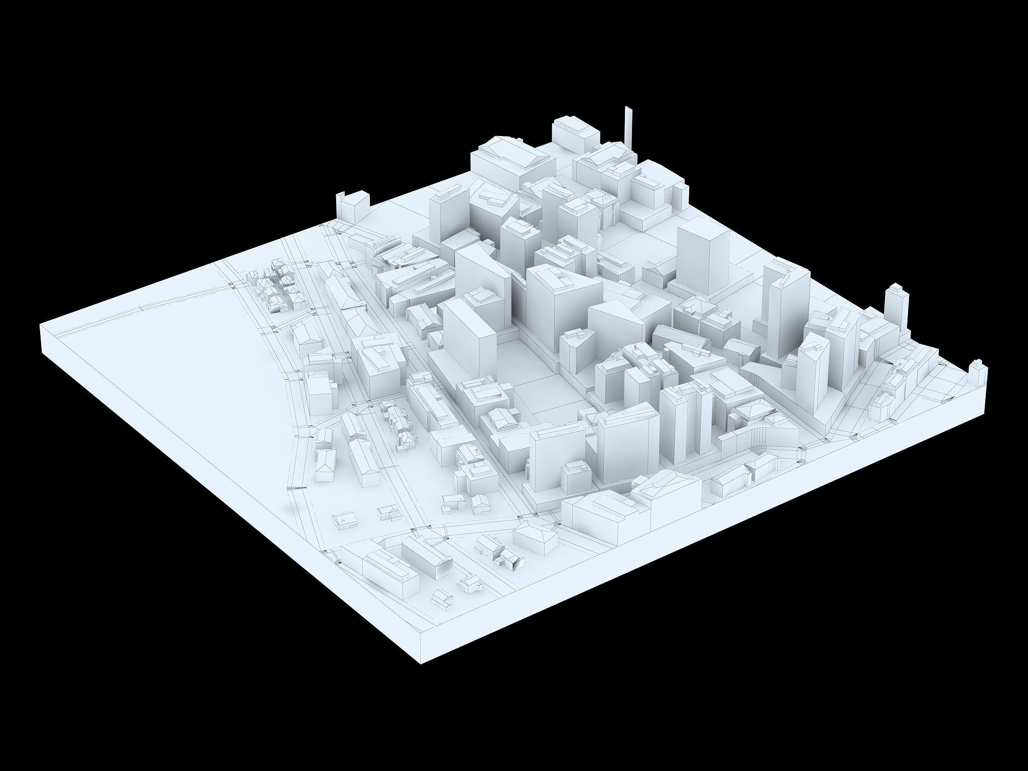 3D CITY PUZZY-11 3D print model_1