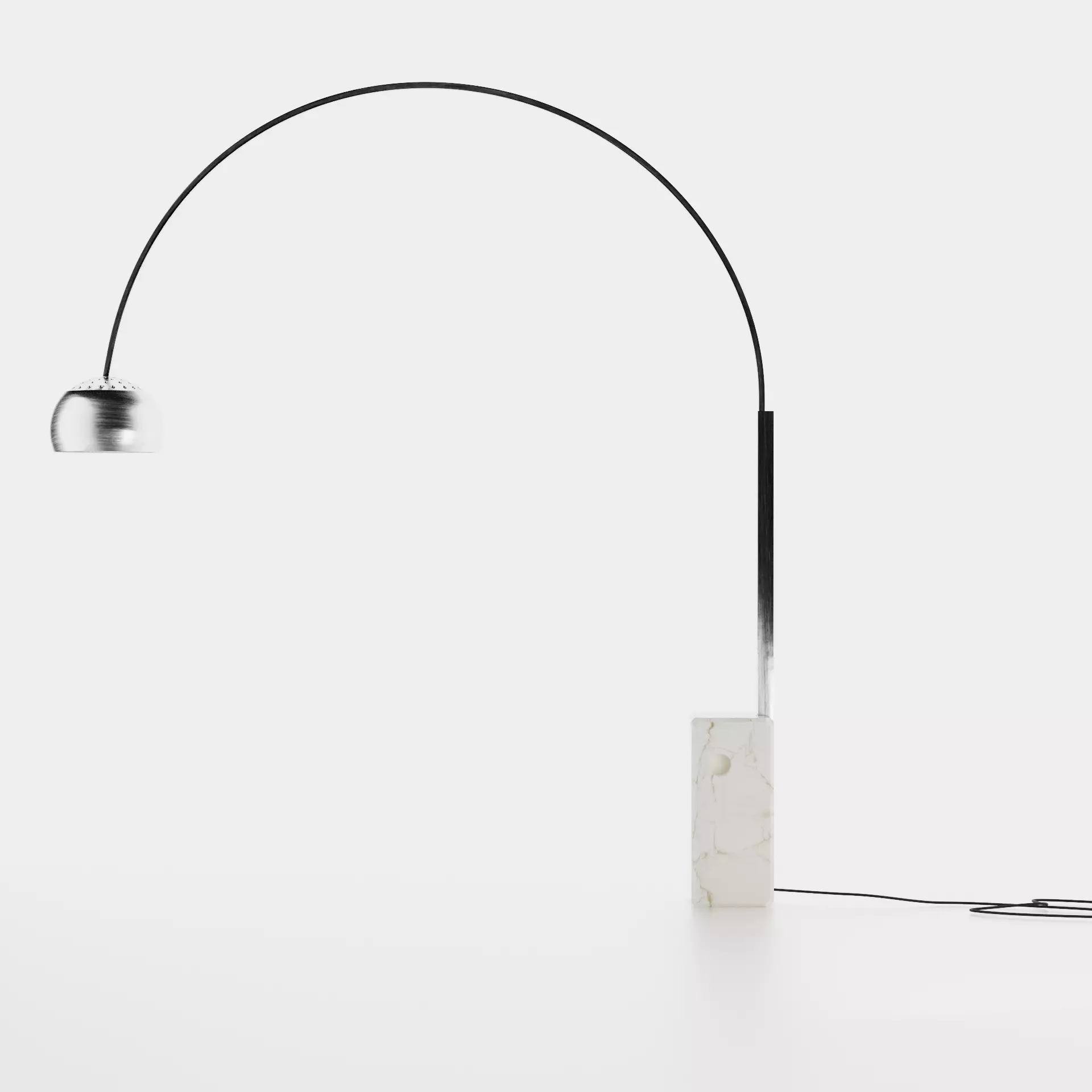 Achille and Pier Castiglioni- Arco Floor Lamp 3D model_0