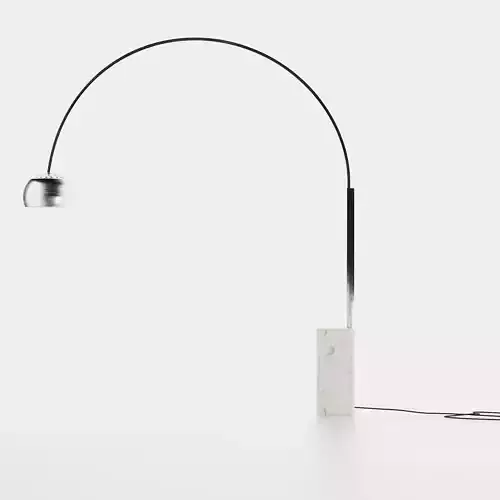 Achille and Pier Castiglioni- Arco Floor Lamp 3D model
