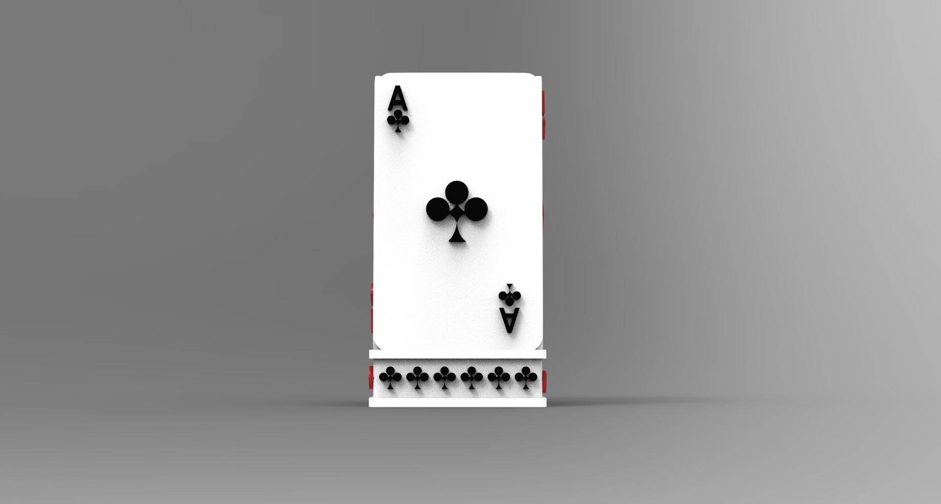 Card Box Pencil and Pen Container 3D print model_4