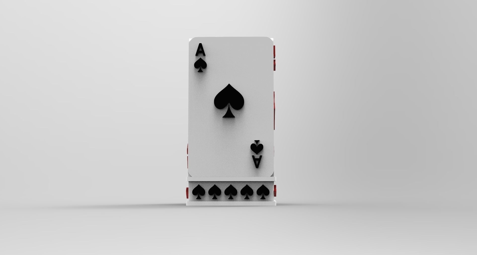 Card Box Pencil and Pen Container 3D print model_2