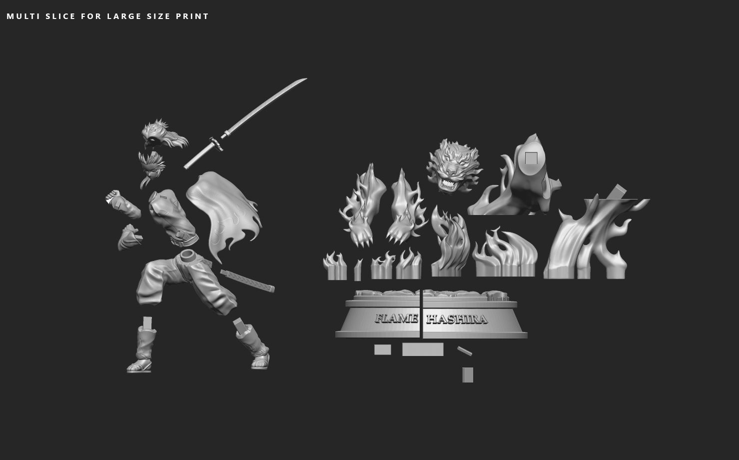Demon Slayer - Kyojuro Rengoku 3D print model_3