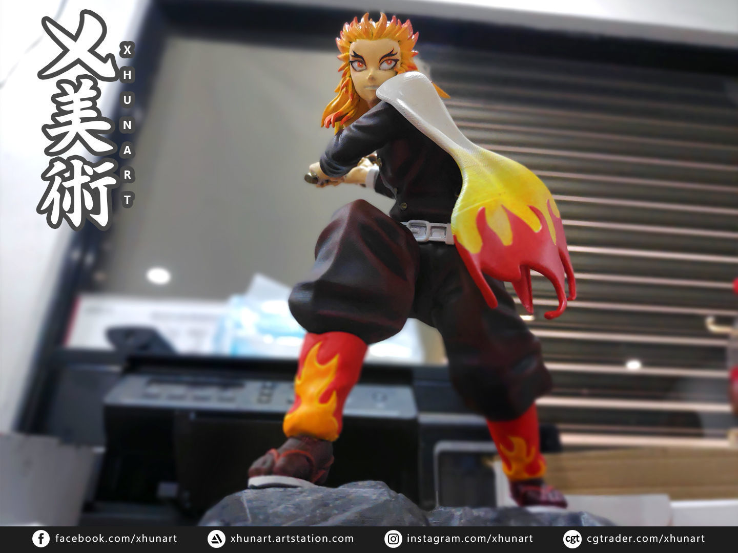 Demon Slayer - Kyojuro Rengoku 3D print model_17