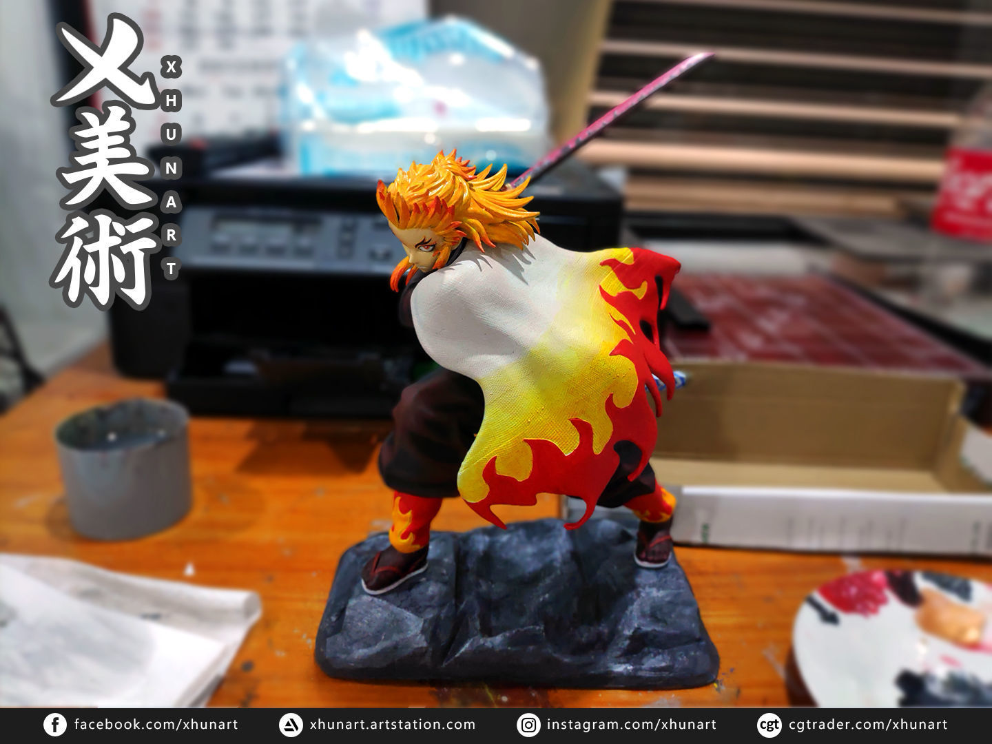 Demon Slayer - Kyojuro Rengoku 3D print model_15