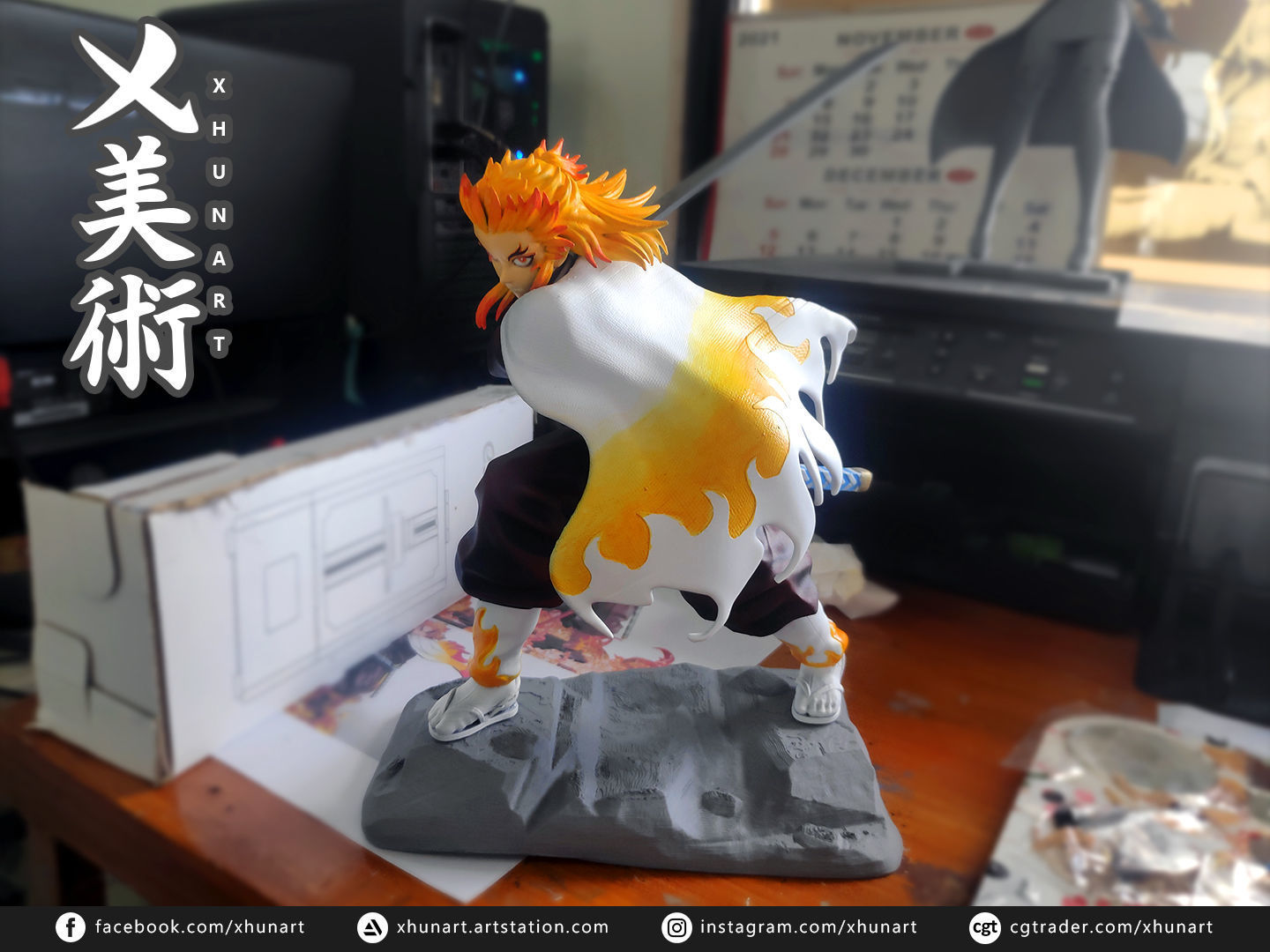 Demon Slayer - Kyojuro Rengoku 3D print model_13