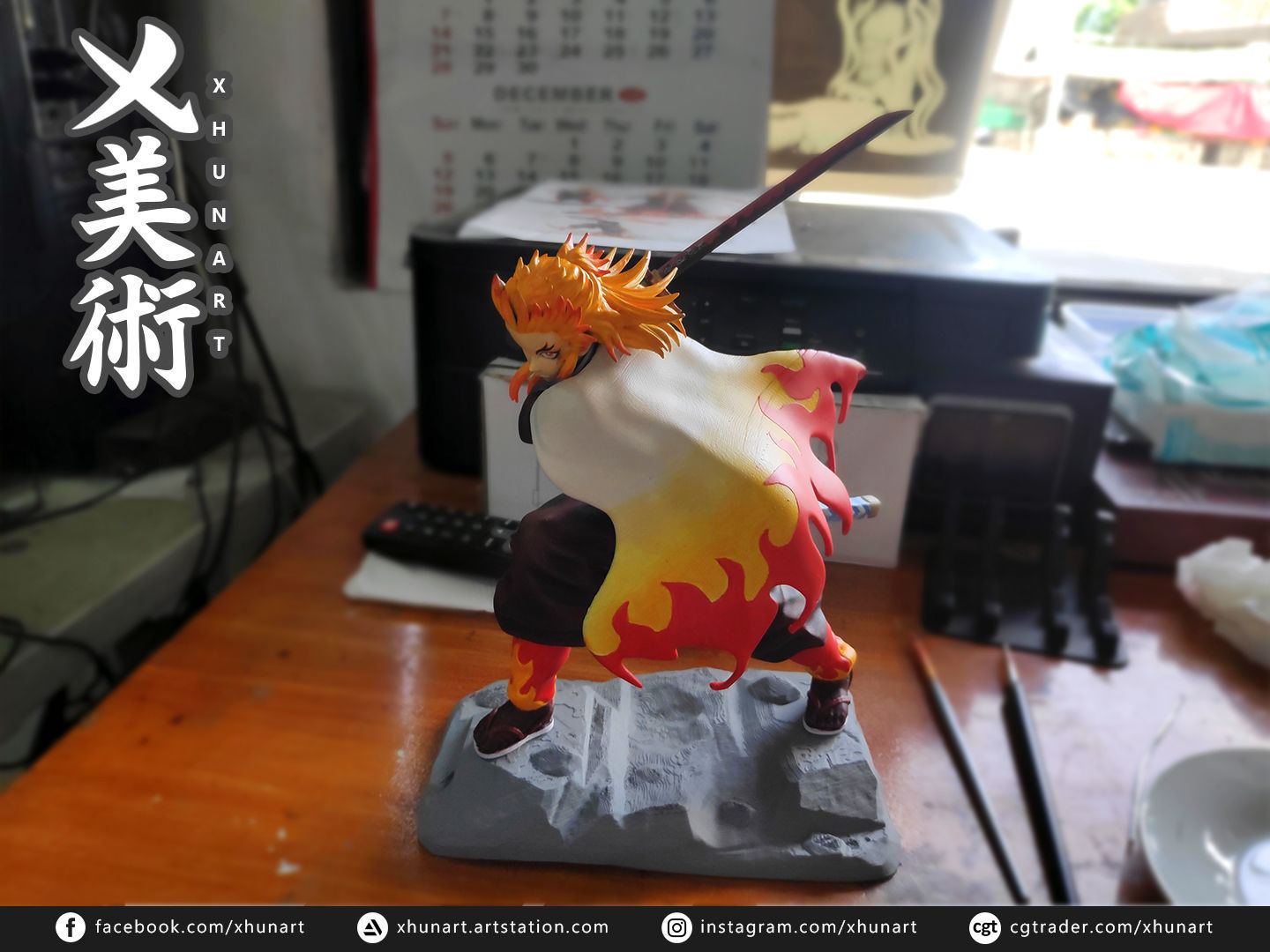 Demon Slayer - Kyojuro Rengoku 3D print model_14