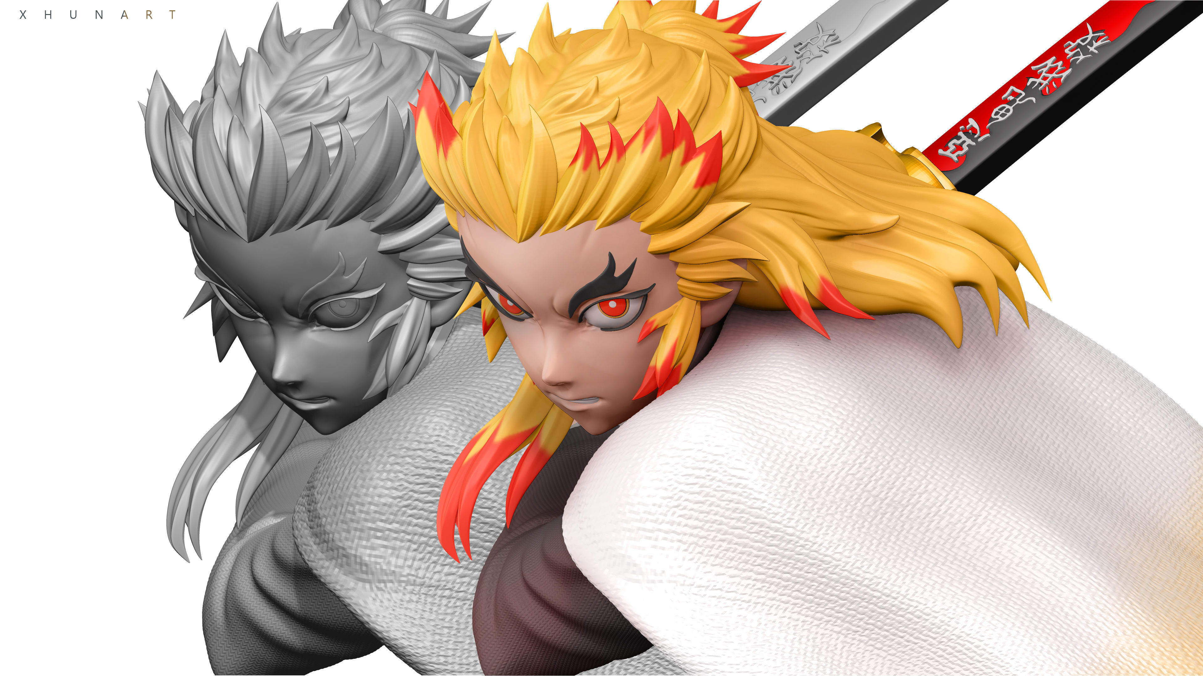 Demon Slayer - Kyojuro Rengoku 3D print model_2