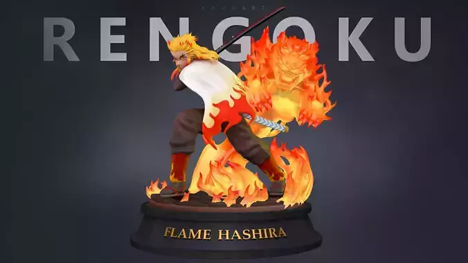 Demon Slayer - Kyojuro  Rengoku 3D print model