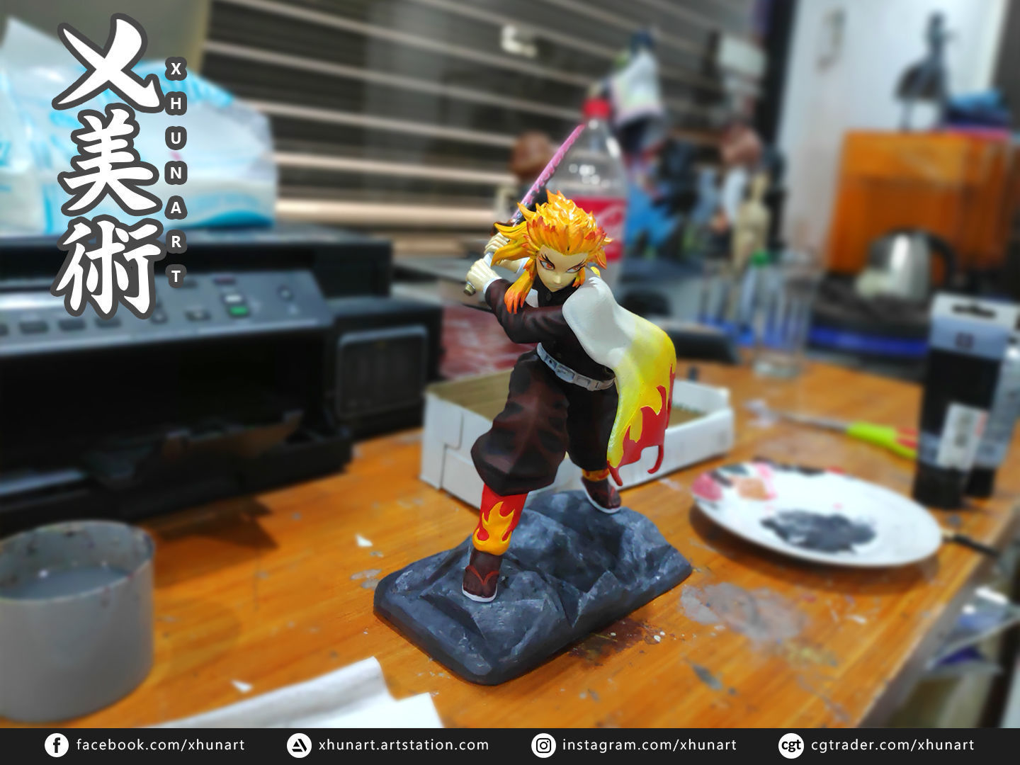 Demon Slayer - Kyojuro Rengoku 3D print model_16