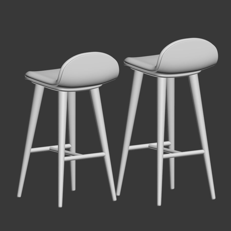 Article Circo Sede Barstool Counterstool 3D model_1
