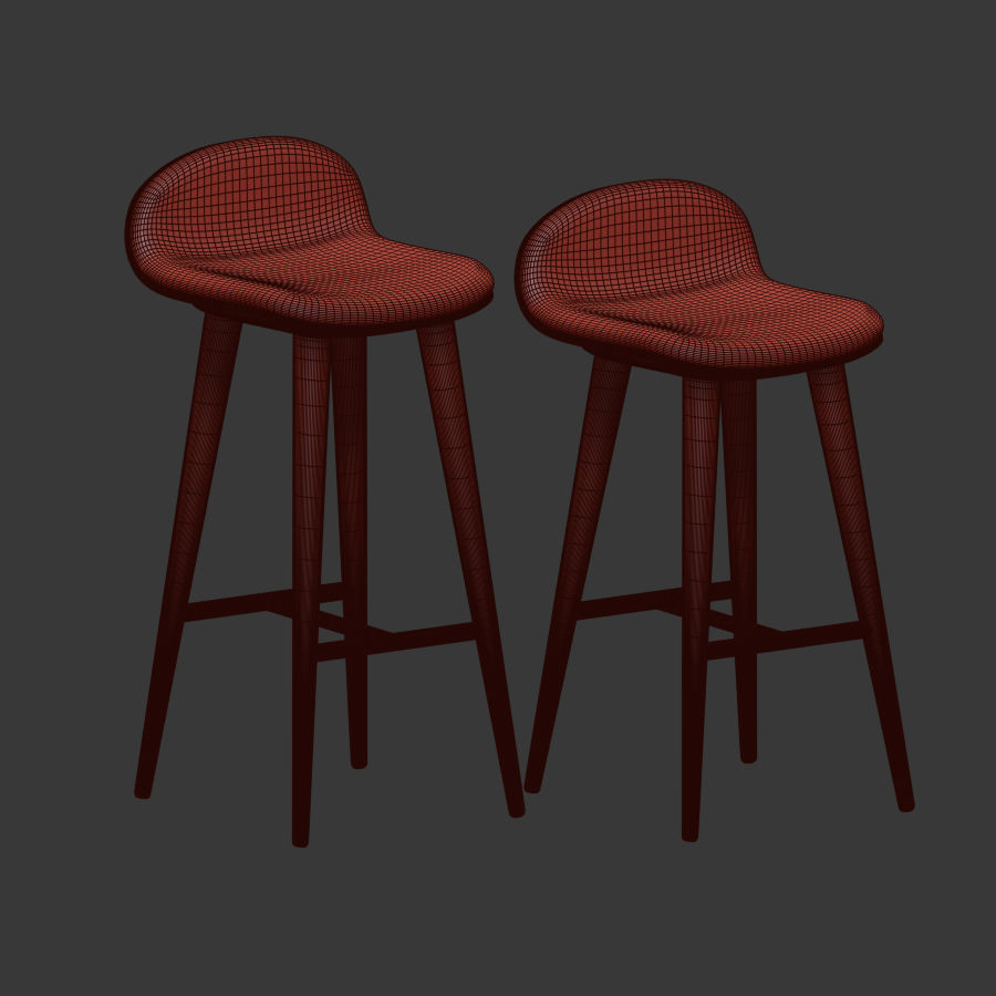 Article Circo Sede Barstool Counterstool 3D model_4
