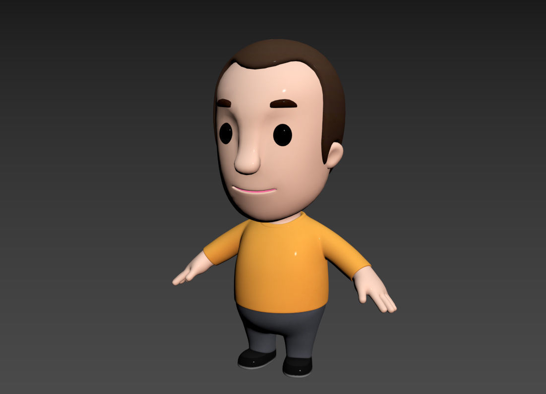 Little People 004 3D model_11