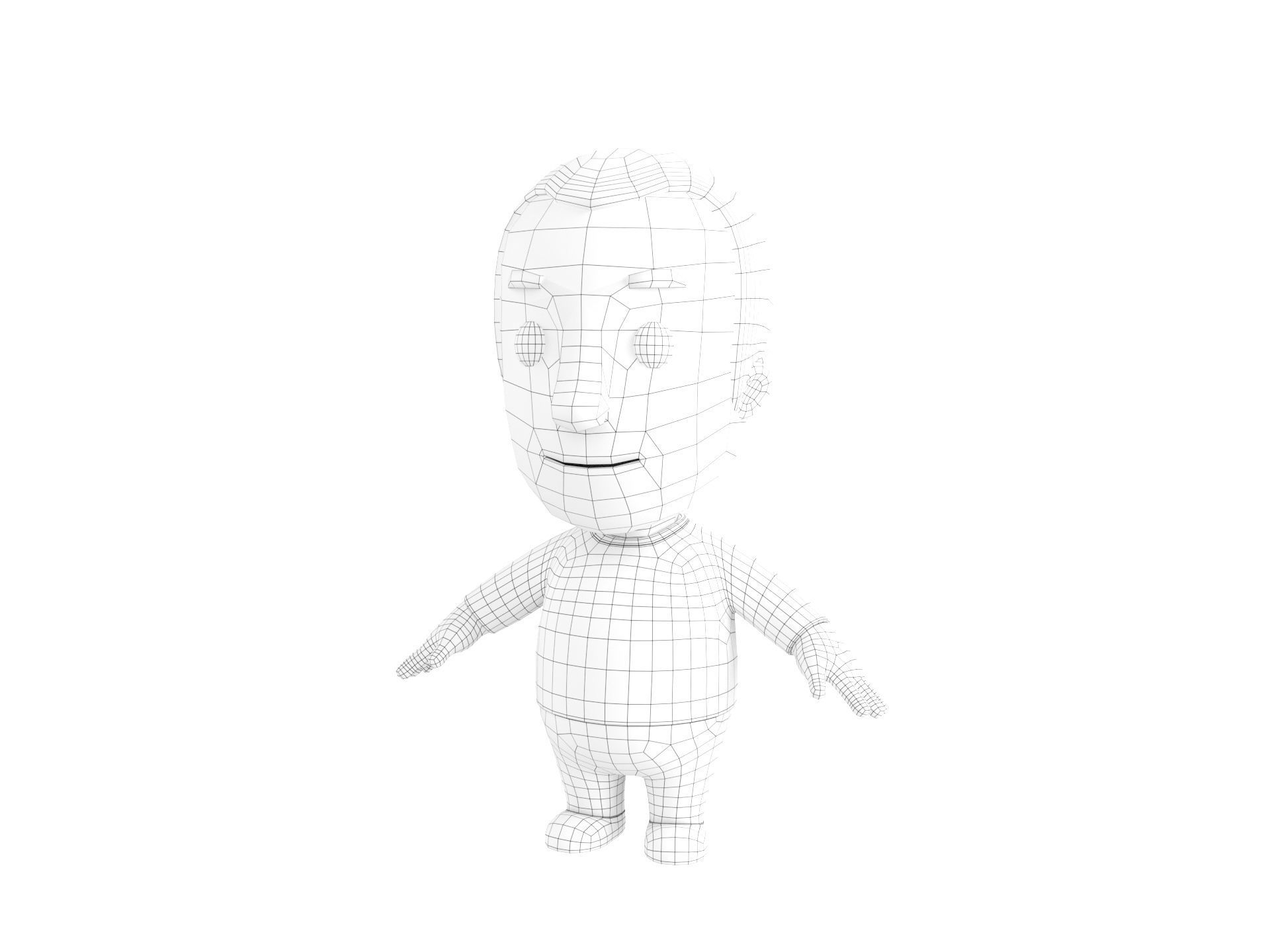 Little People 004 3D model_10