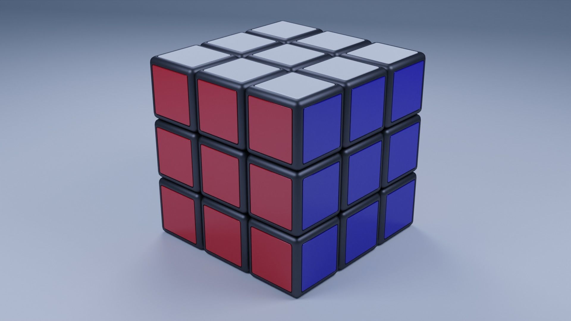 Rubixs Cube Free 3D model_2