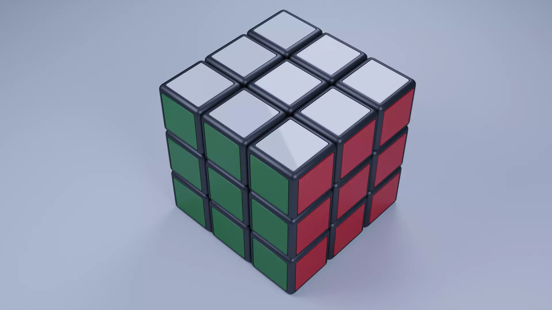 Rubixs Cube Free 3D model_0