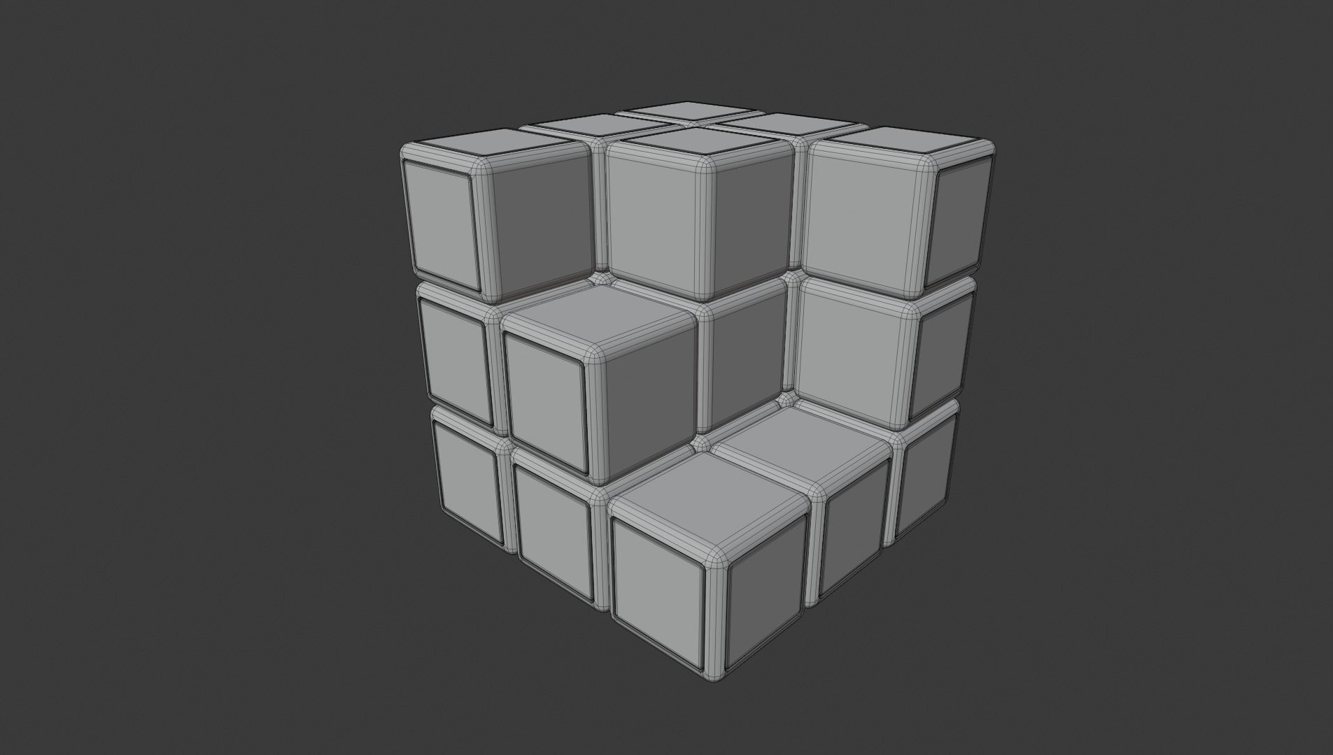 Rubixs Cube Free 3D model_5