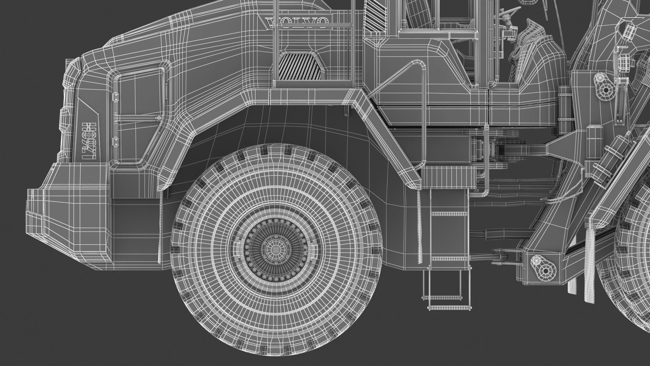 Volvo L260H Wheel Loader 3D model_37
