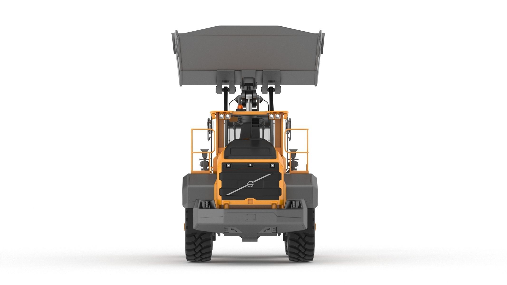 Volvo L260H Wheel Loader 3D model_1