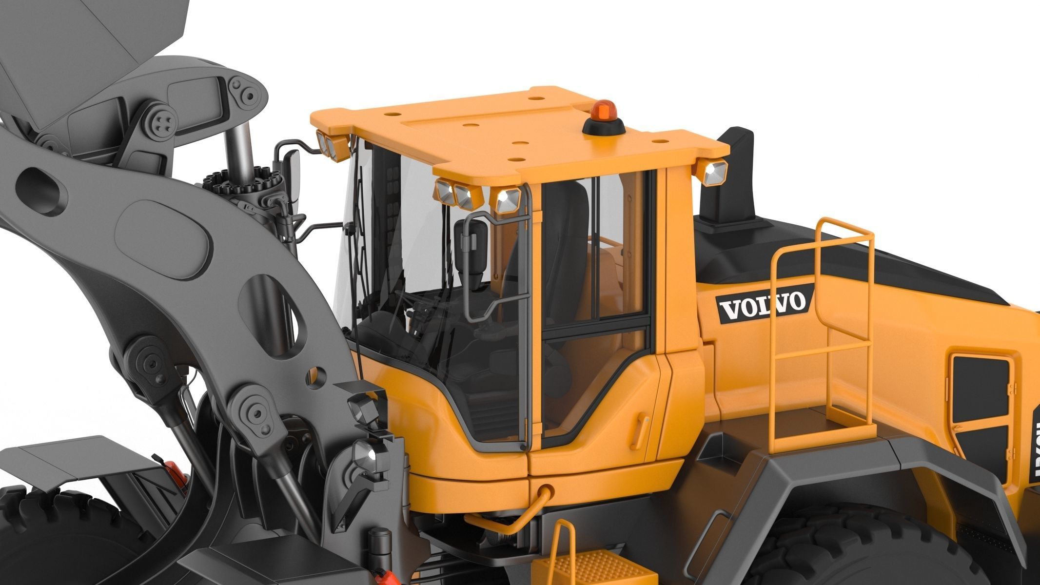 Volvo L260H Wheel Loader 3D model_15