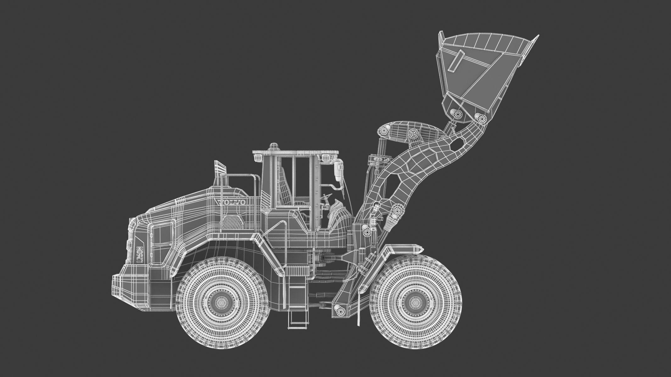 Volvo L260H Wheel Loader 3D model_27