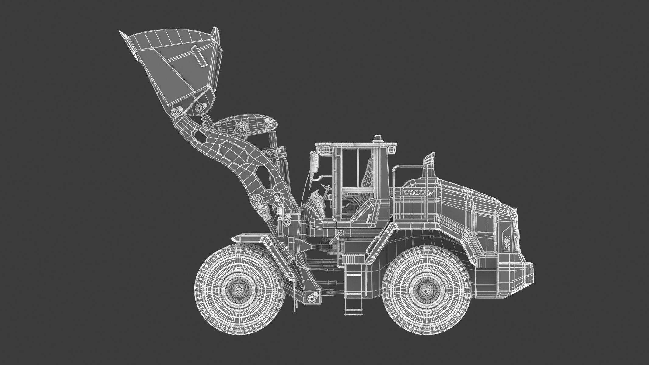 Volvo L260H Wheel Loader 3D model_23