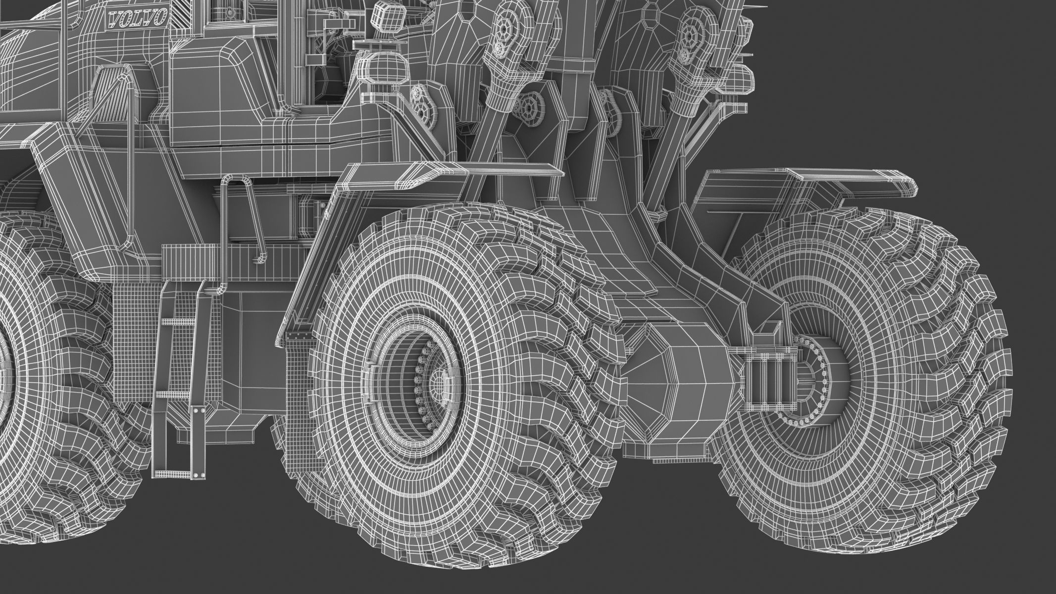 Volvo L260H Wheel Loader 3D model_36