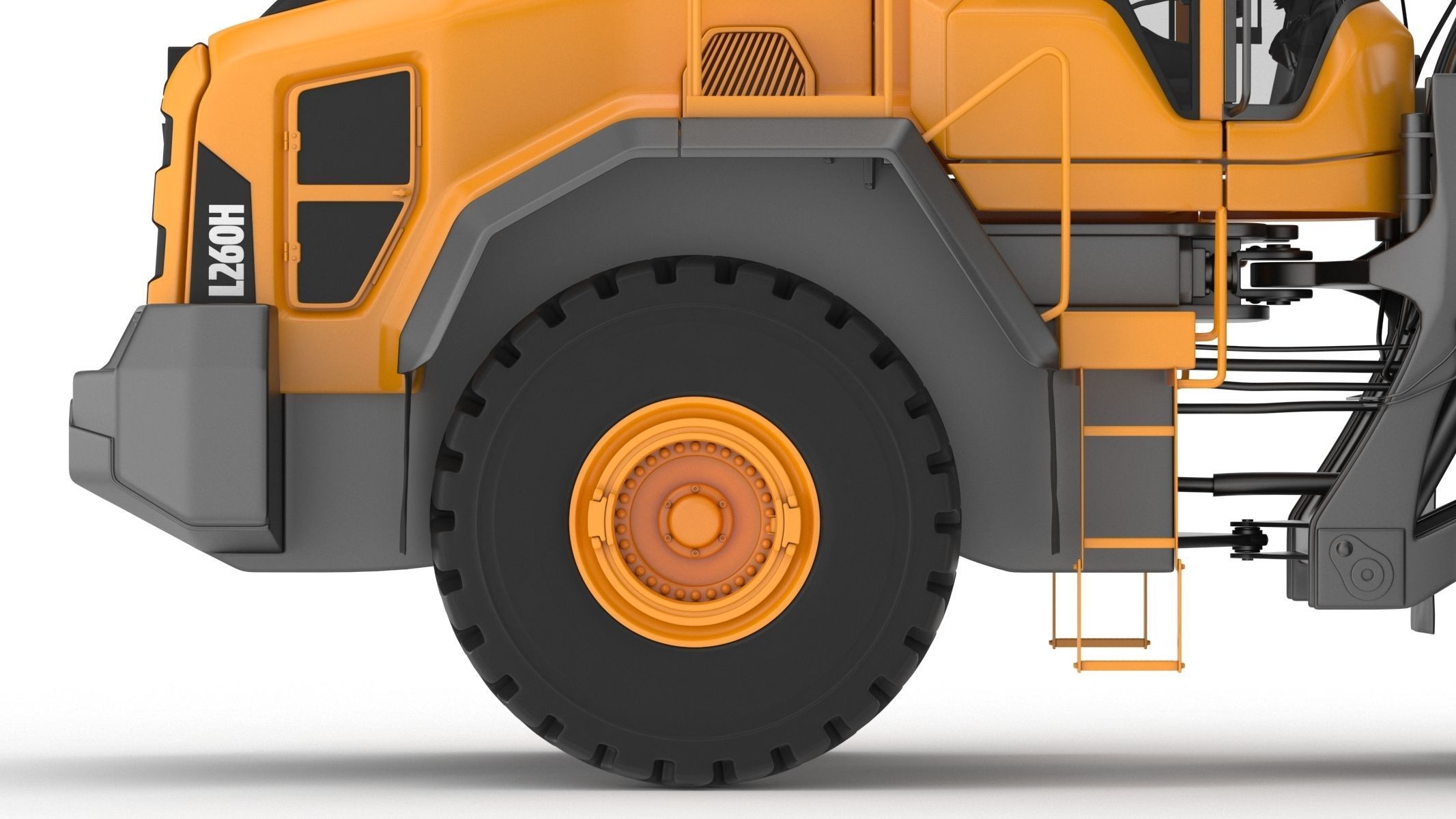 Volvo L260H Wheel Loader 3D model_16