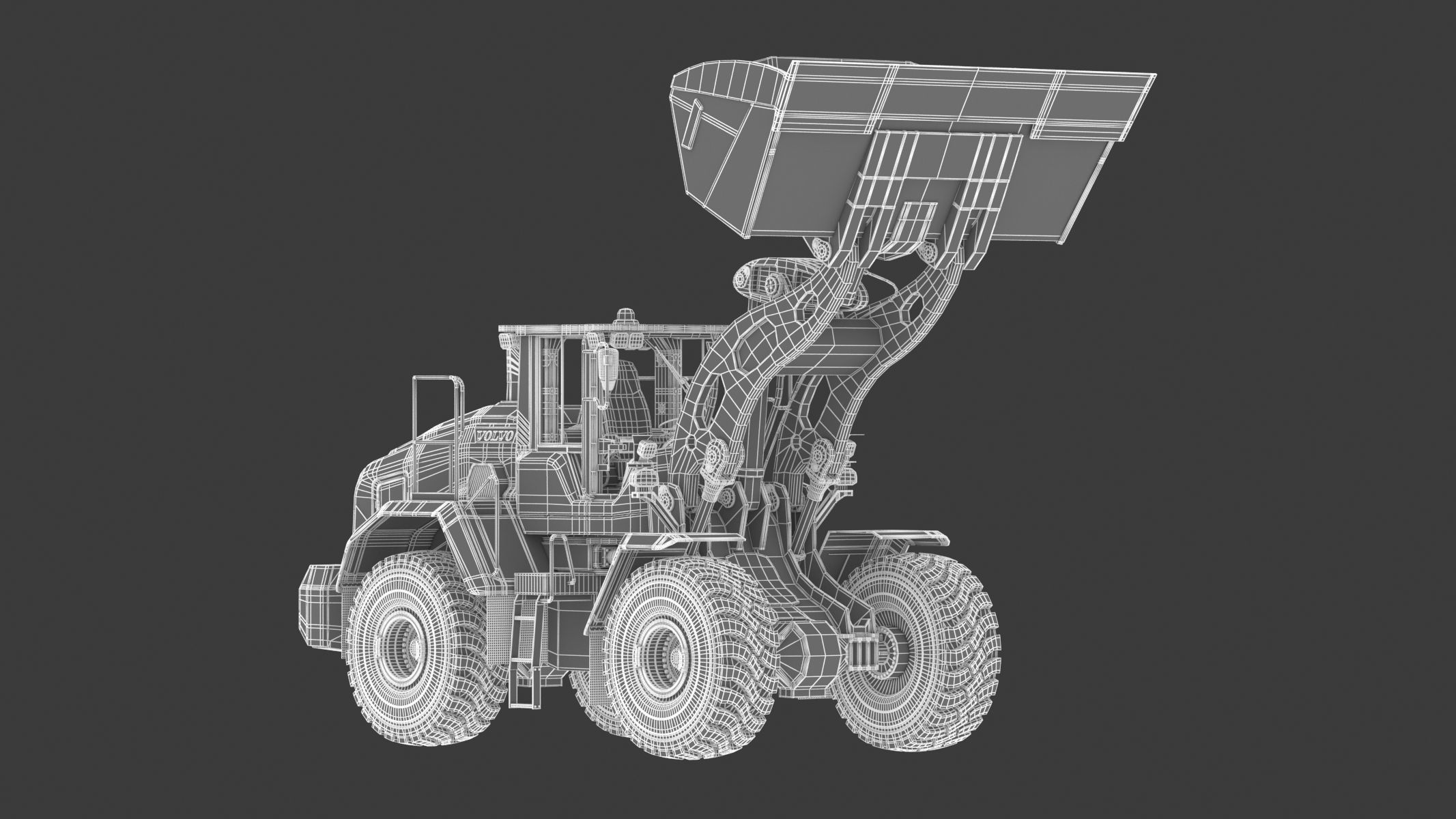 Volvo L260H Wheel Loader 3D model_26