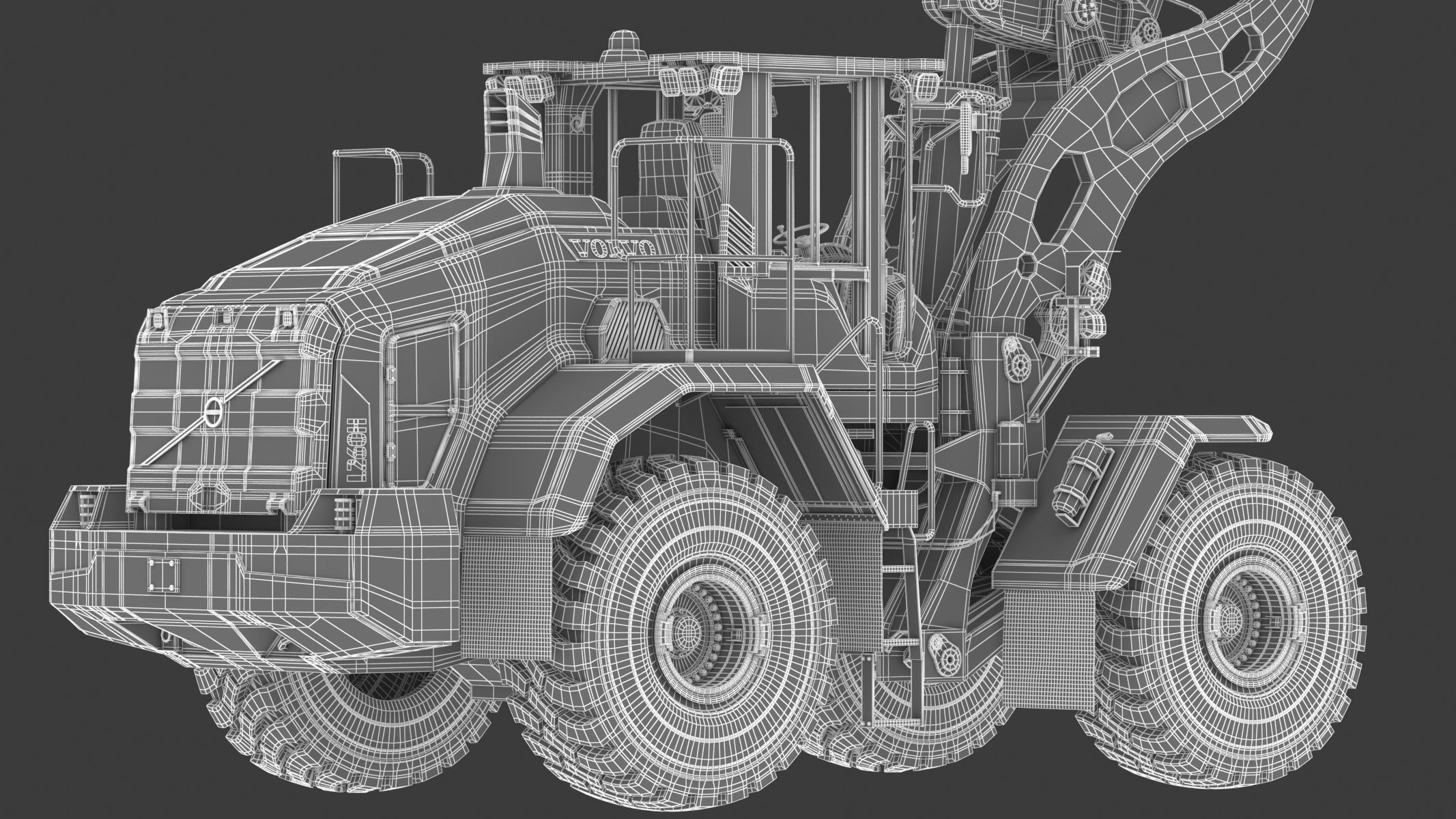 Volvo L260H Wheel Loader 3D model_30