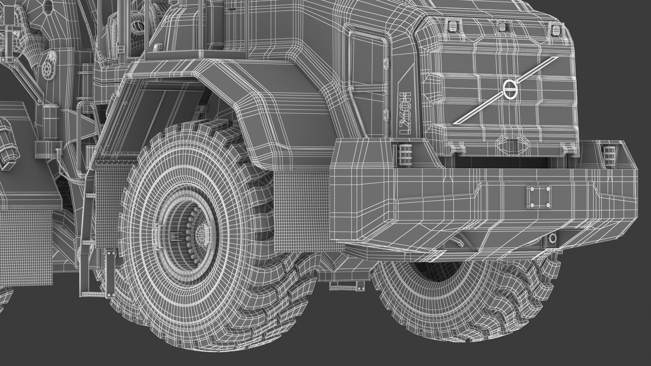 Volvo L260H Wheel Loader 3D model_32