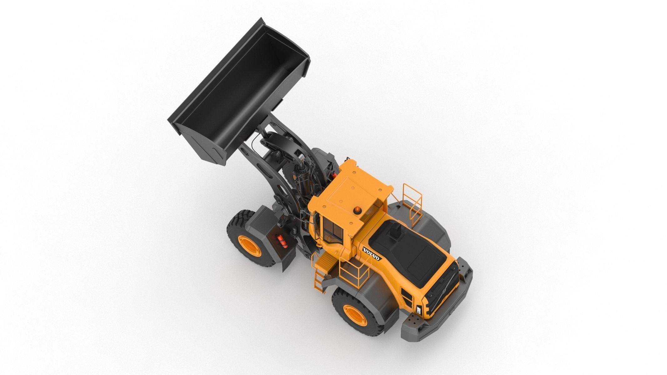 Volvo L260H Wheel Loader 3D model_9