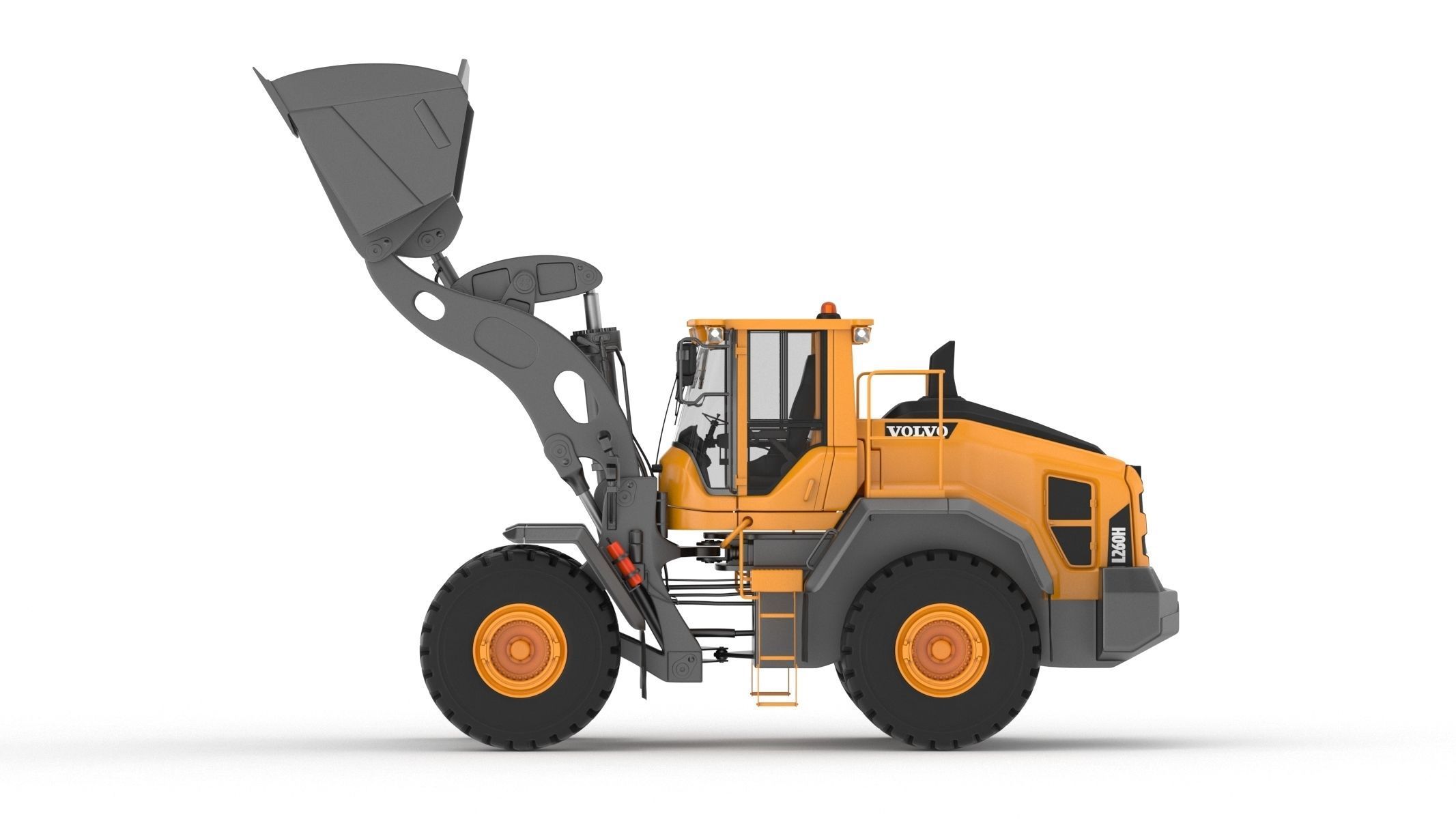 Volvo L260H Wheel Loader 3D model_3