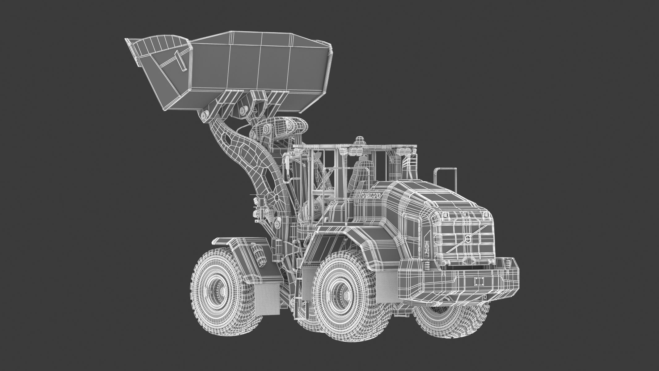 Volvo L260H Wheel Loader 3D model_22