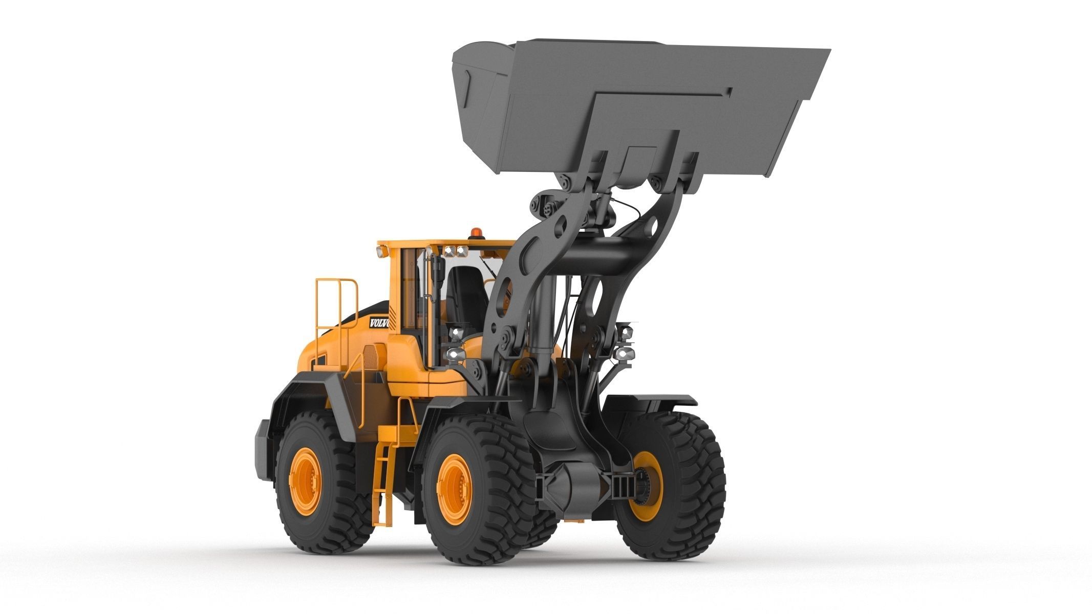 Volvo L260H Wheel Loader 3D model_5