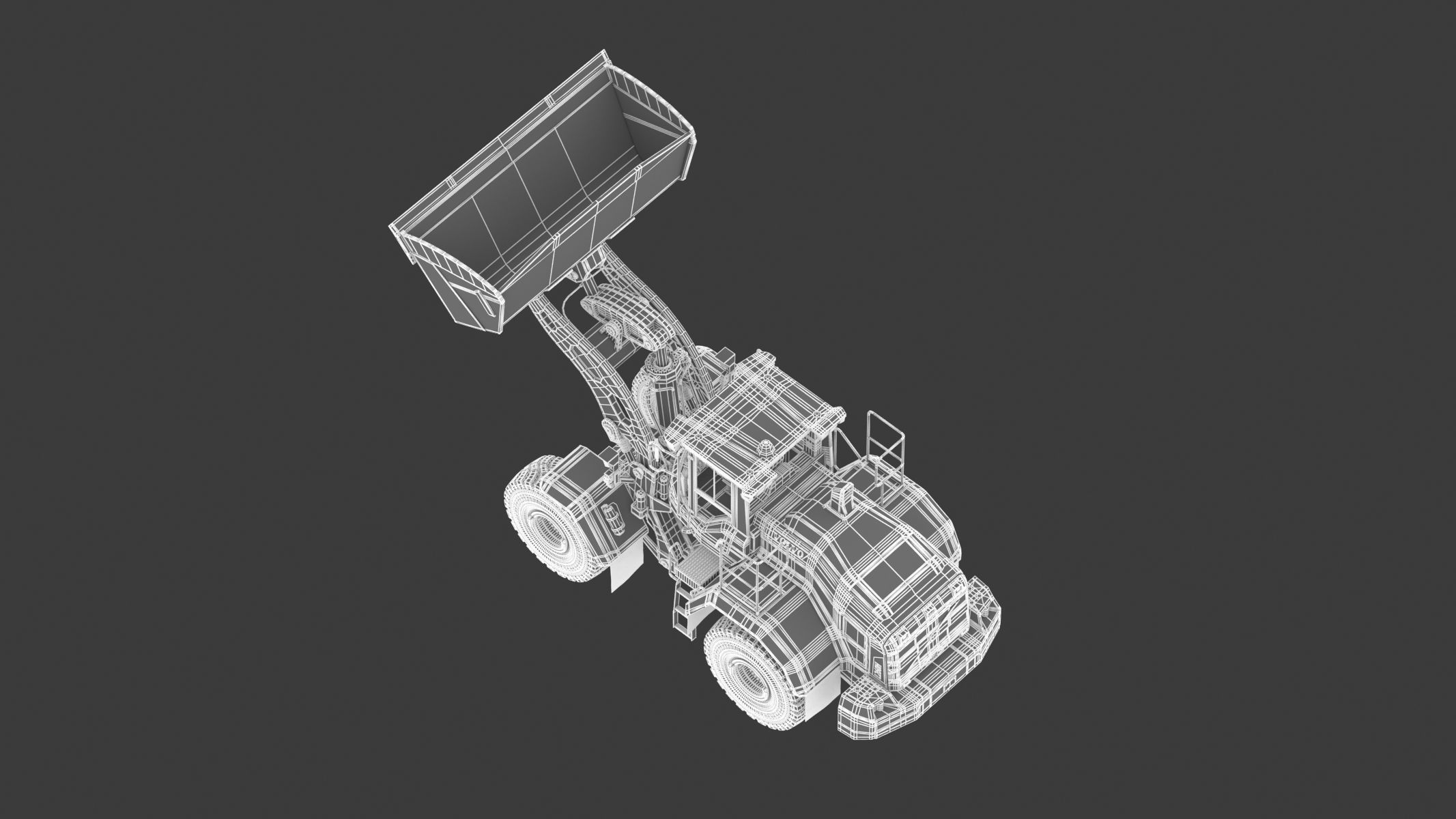 Volvo L260H Wheel Loader 3D model_29