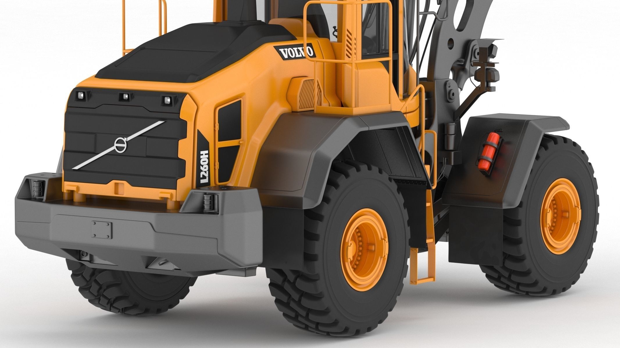 Volvo L260H Wheel Loader 3D model_11