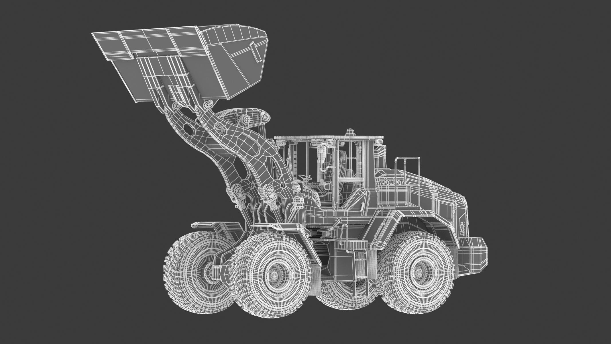 Volvo L260H Wheel Loader 3D model_24