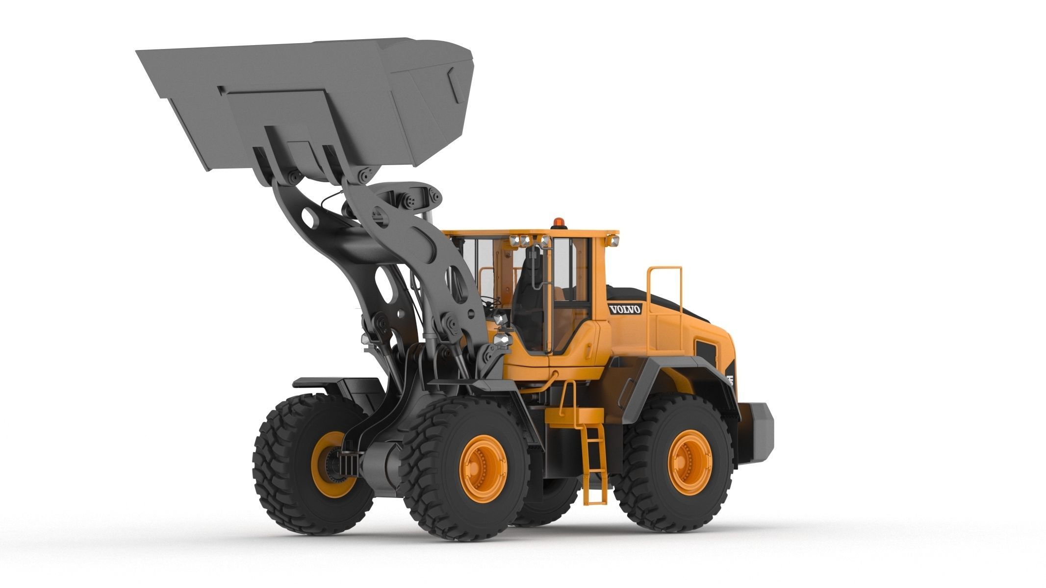 Volvo L260H Wheel Loader 3D model_4