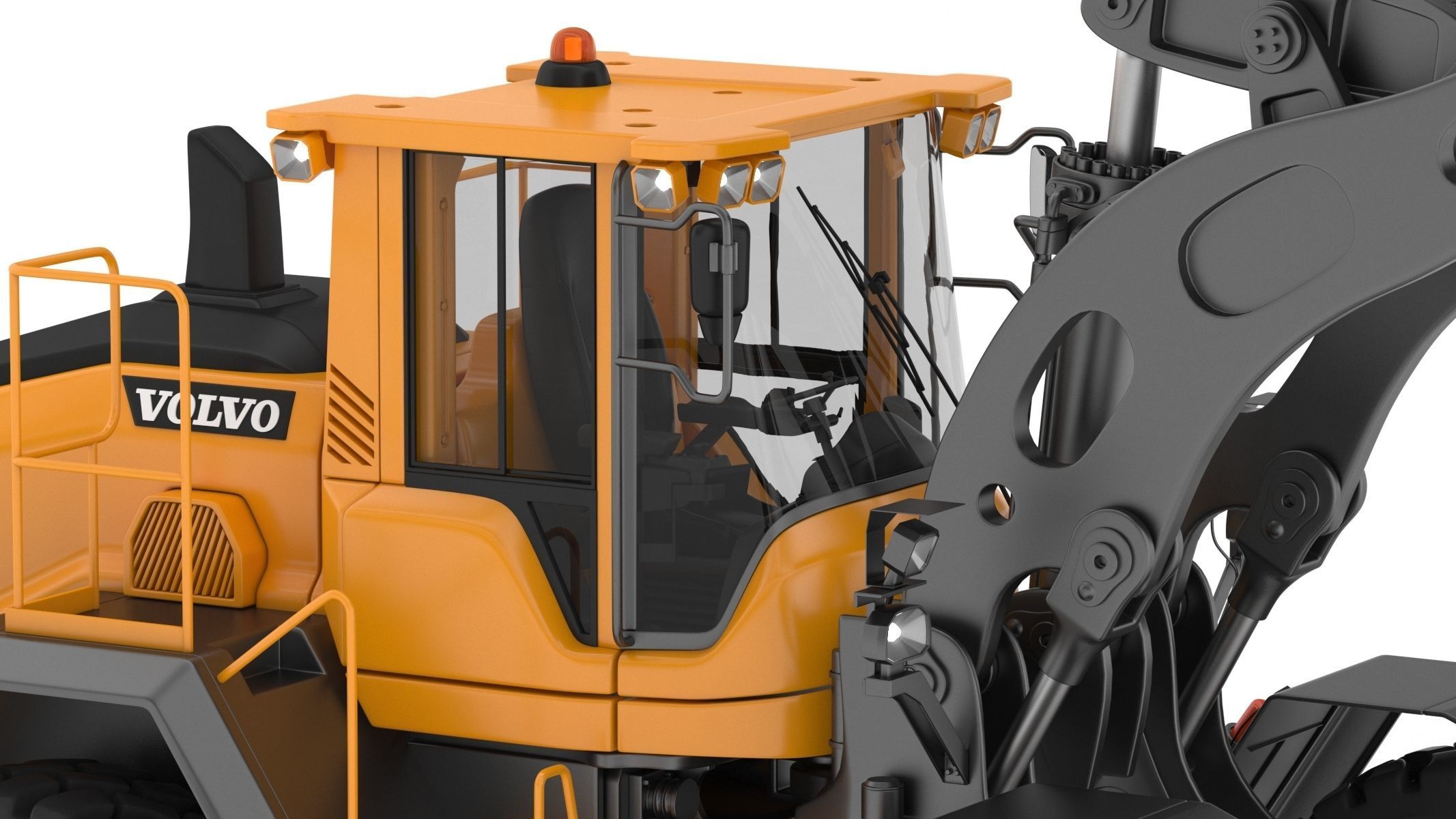 Volvo L260H Wheel Loader 3D model_10