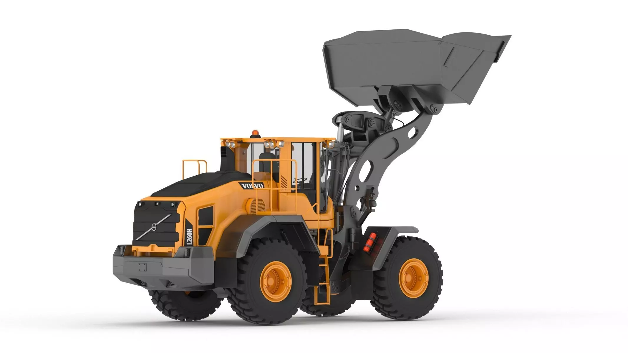 Volvo L260H Wheel Loader 3D model_0