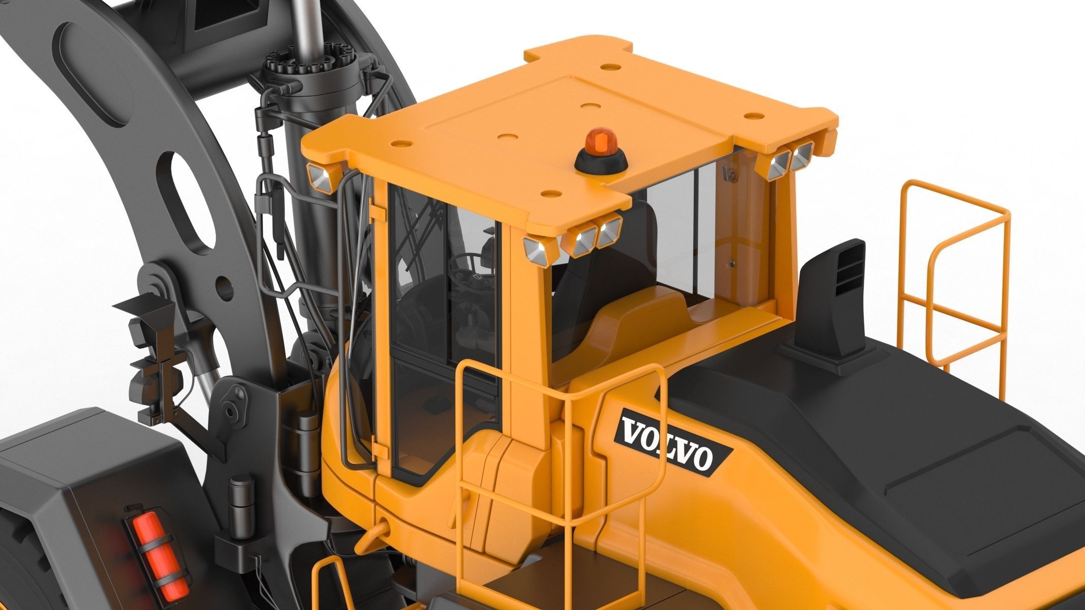 Volvo L260H Wheel Loader 3D model_19