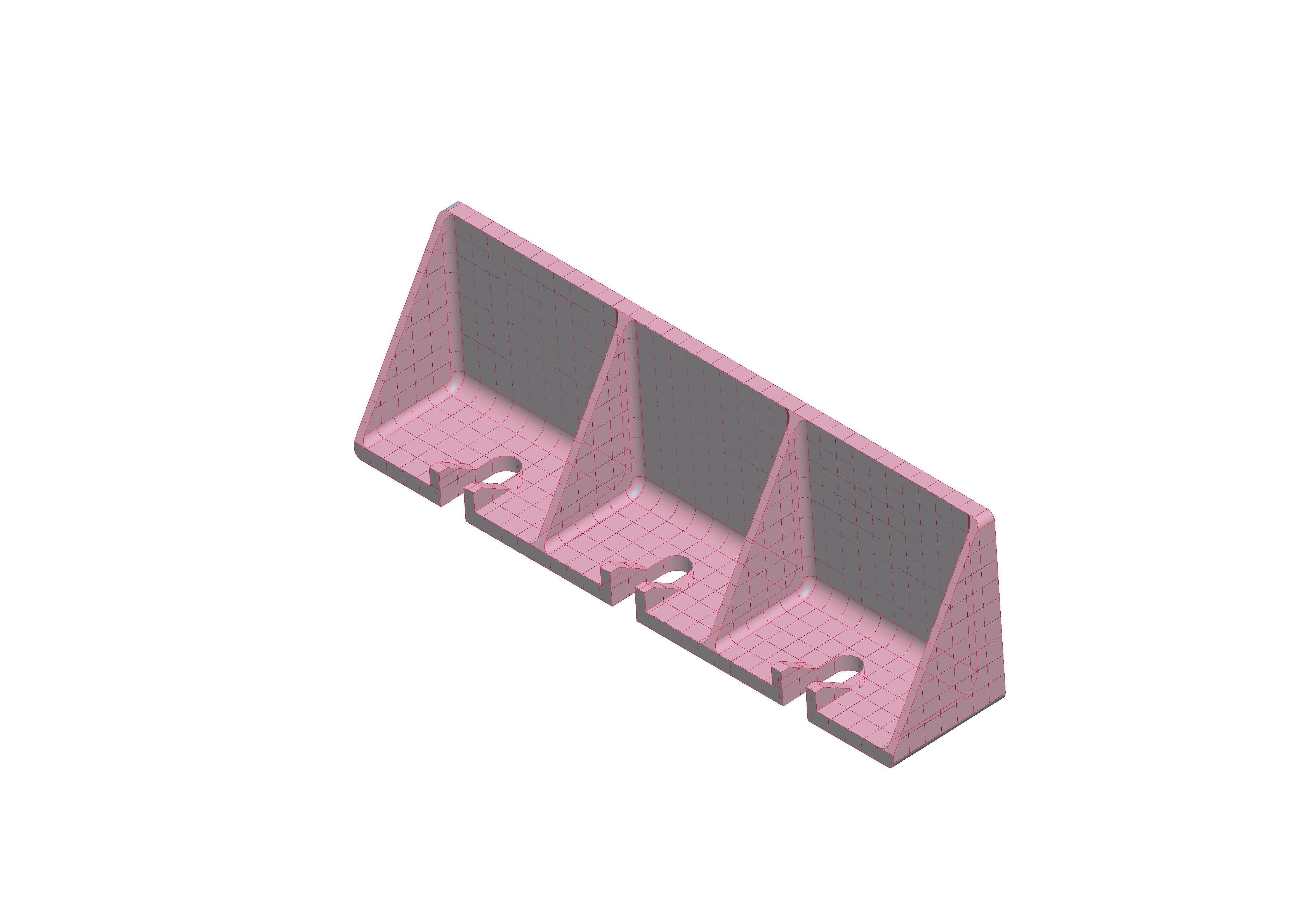 Power Plug Holder 3D print model_2