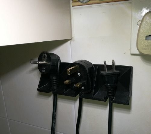 Power Plug Holder 3D print model_1