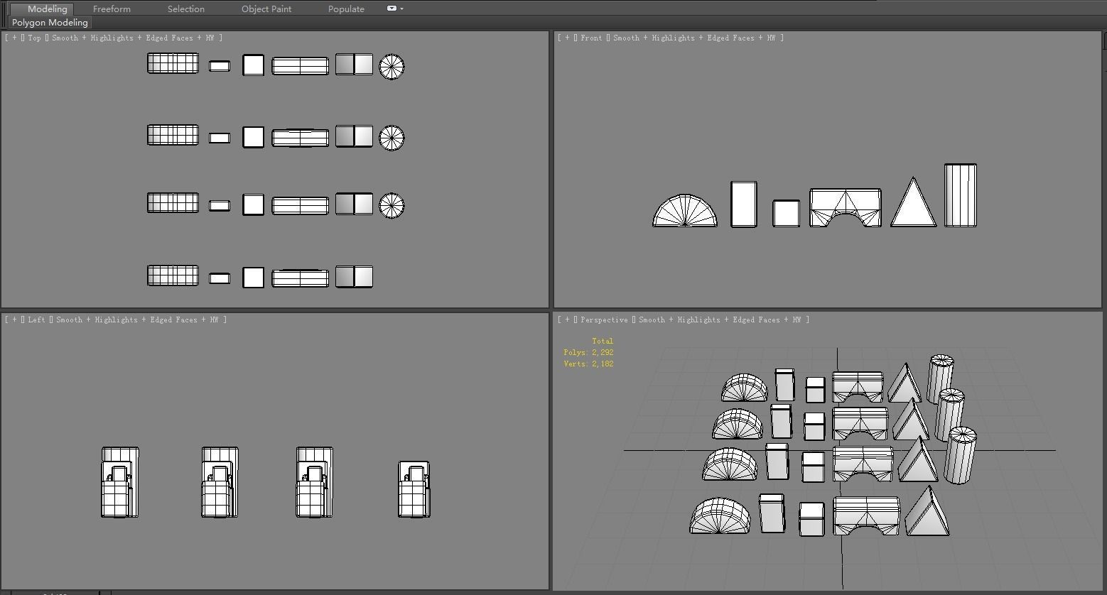 Cartoon toy color building blocks  Low-poly 3D model_7